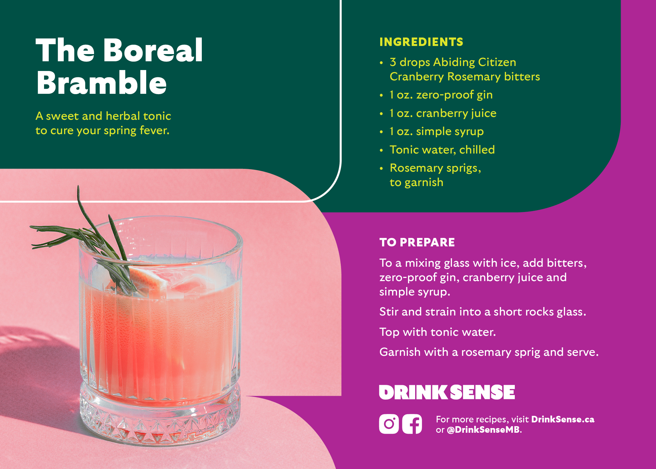 Boreal Bramble Mocktail Recipe