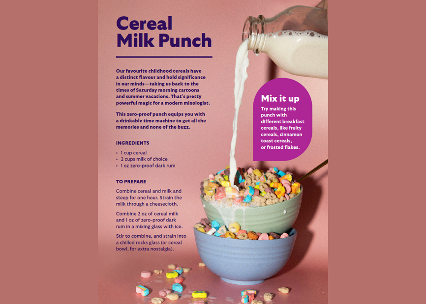 Cereal Milk Punch Mocktail Recipe