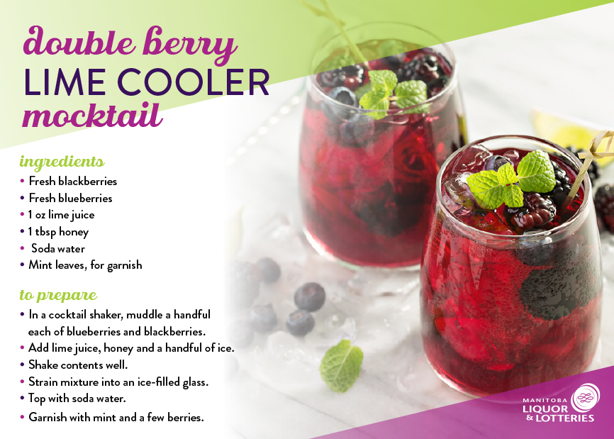 Double Berry Lime Cooler Recipe