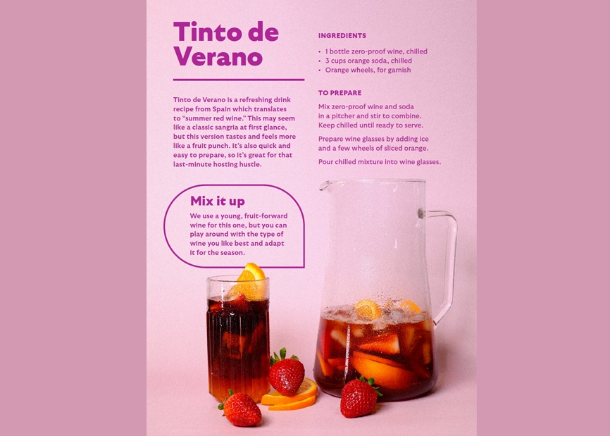 Tinto de Verano Mocktail Recipe