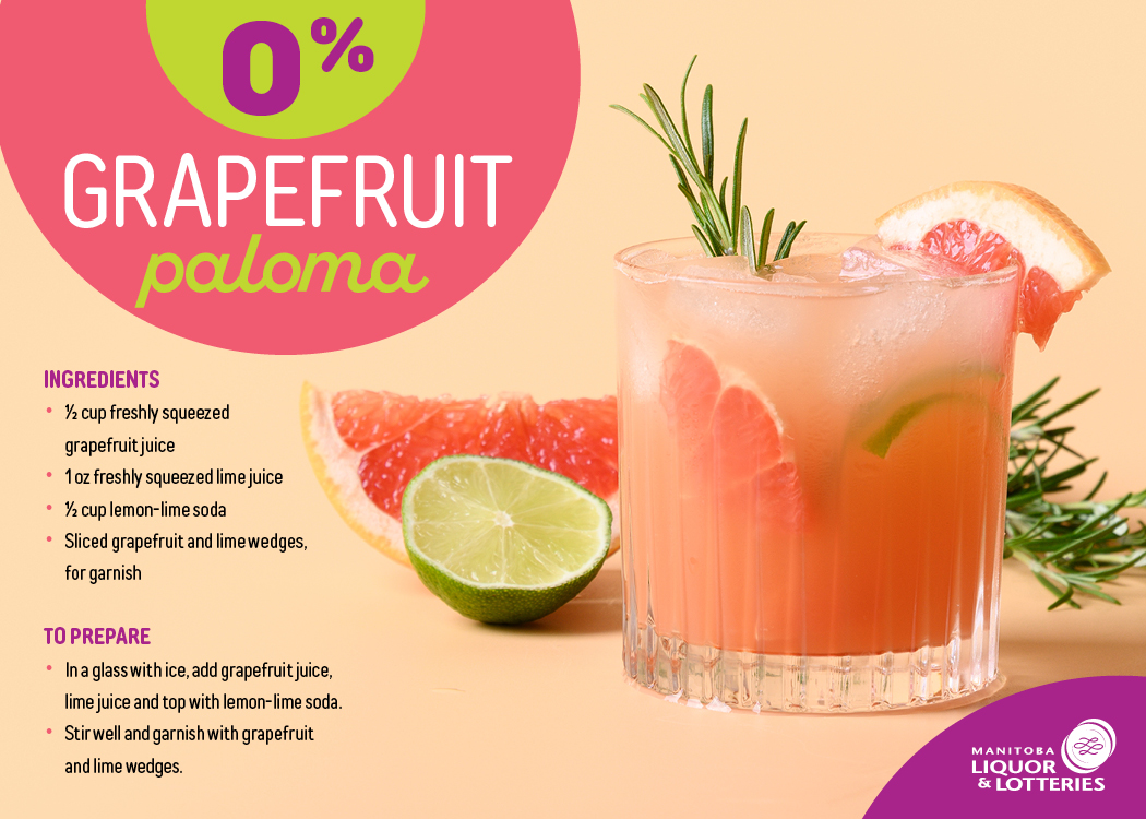 0% Grapefruit Paloma Recipe