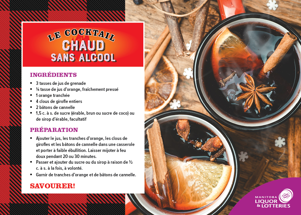 Le cocktail chaud sans alcool 